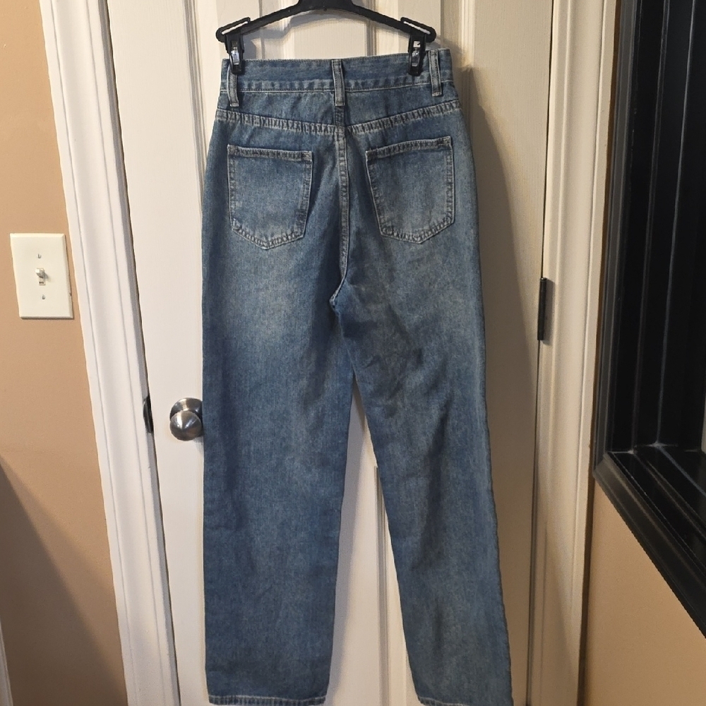 Classic Blue Denim Jeans - Picture 3 of 4